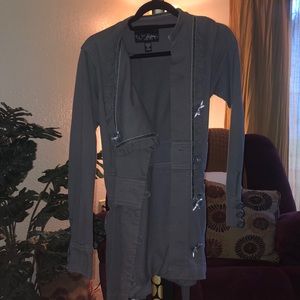 Gray dressy jacket